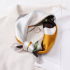 Foulard en soie Pure pour femme, petit foulard carré personnalisé en soie de mûrier imprimé numériquement