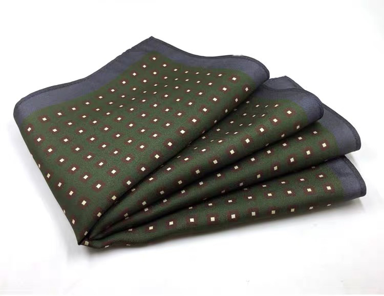 Foulard mouchoir de poche en soie pour hommes