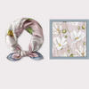 100% véritable foulard en soie impression personnalisée foulard de créateur Styles soie femmes carré foulards en soie personnalisés