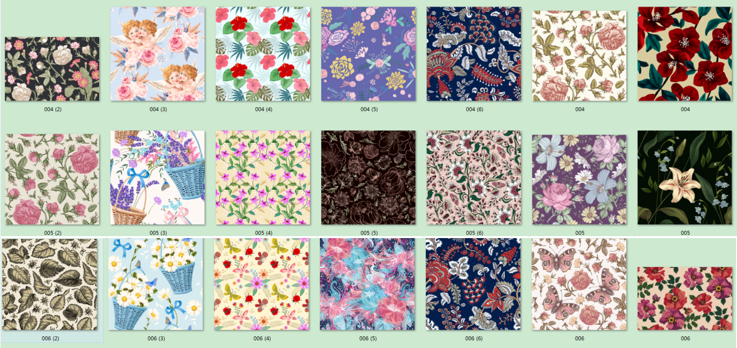 motif floral