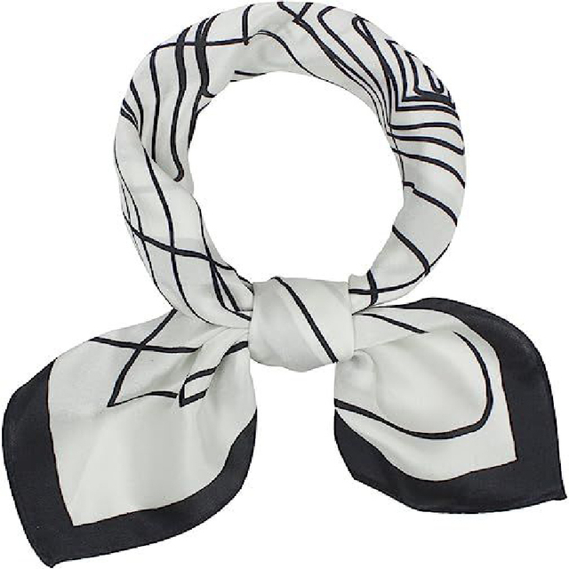 Nouvelle mode 90*90 cm carré foulard en soie pour les femmes