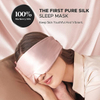 Masques pour les yeux personnalisés 100 % soie de mûrier pour le sommeil